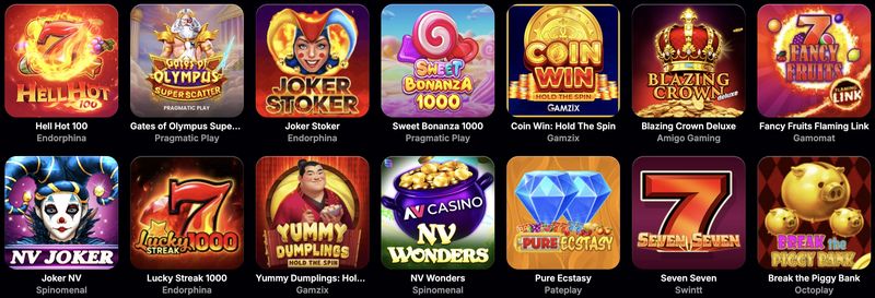 NV Gambling Enterprise Spelautomater